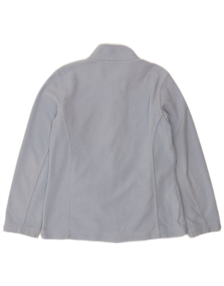 Marks & Spencer Damen-Fleecejacke in Übergröße, UK 10, Größe S, Blau, Polyester