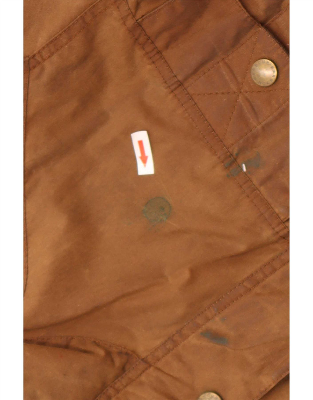Barbour Herrenjacke aus gewachster Baumwolle, UK 38, Mittelbraun