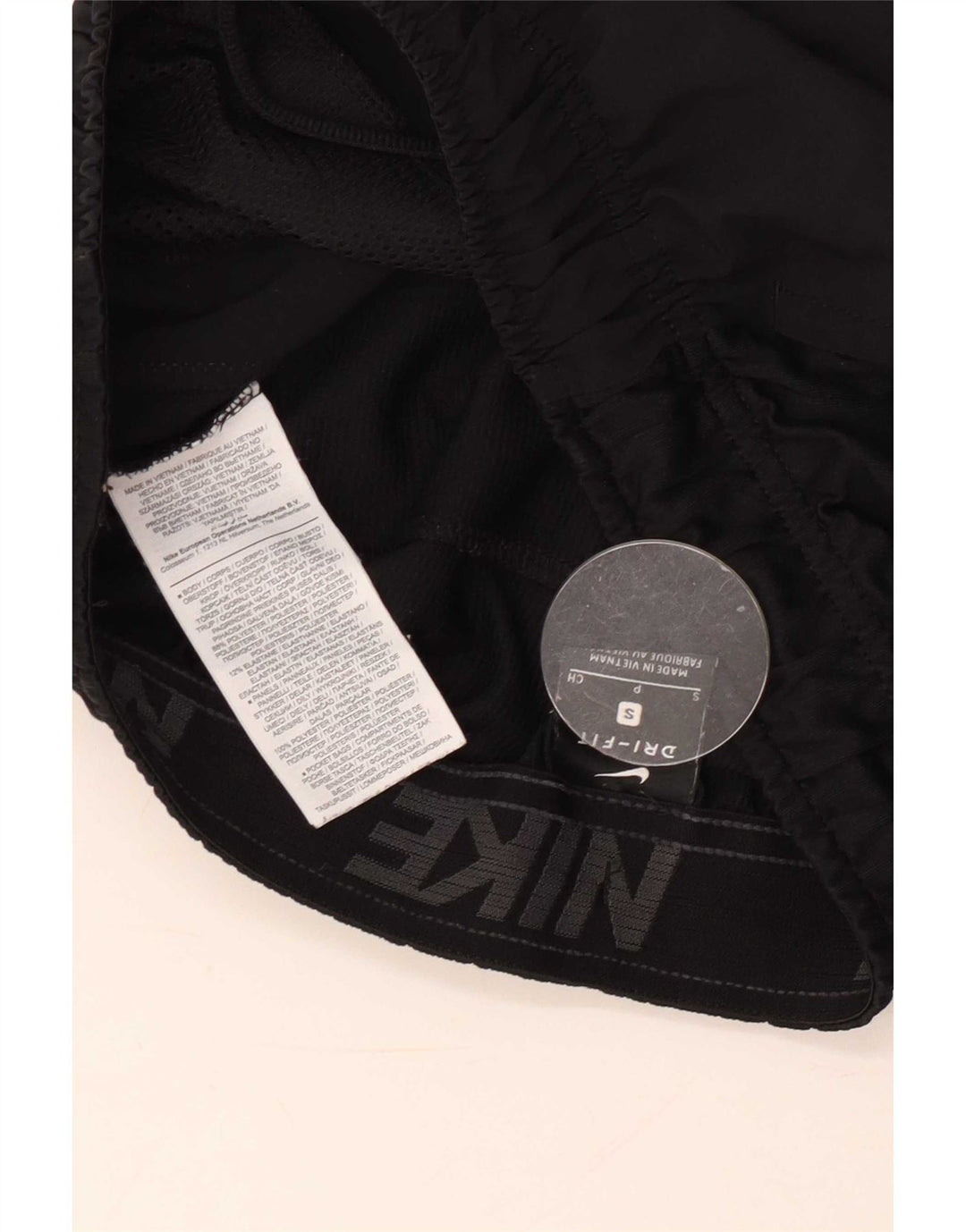 Nike Herren Dri Fit Grafik-Sportshorts, klein, schwarzes Nadelstreifen-Polyester