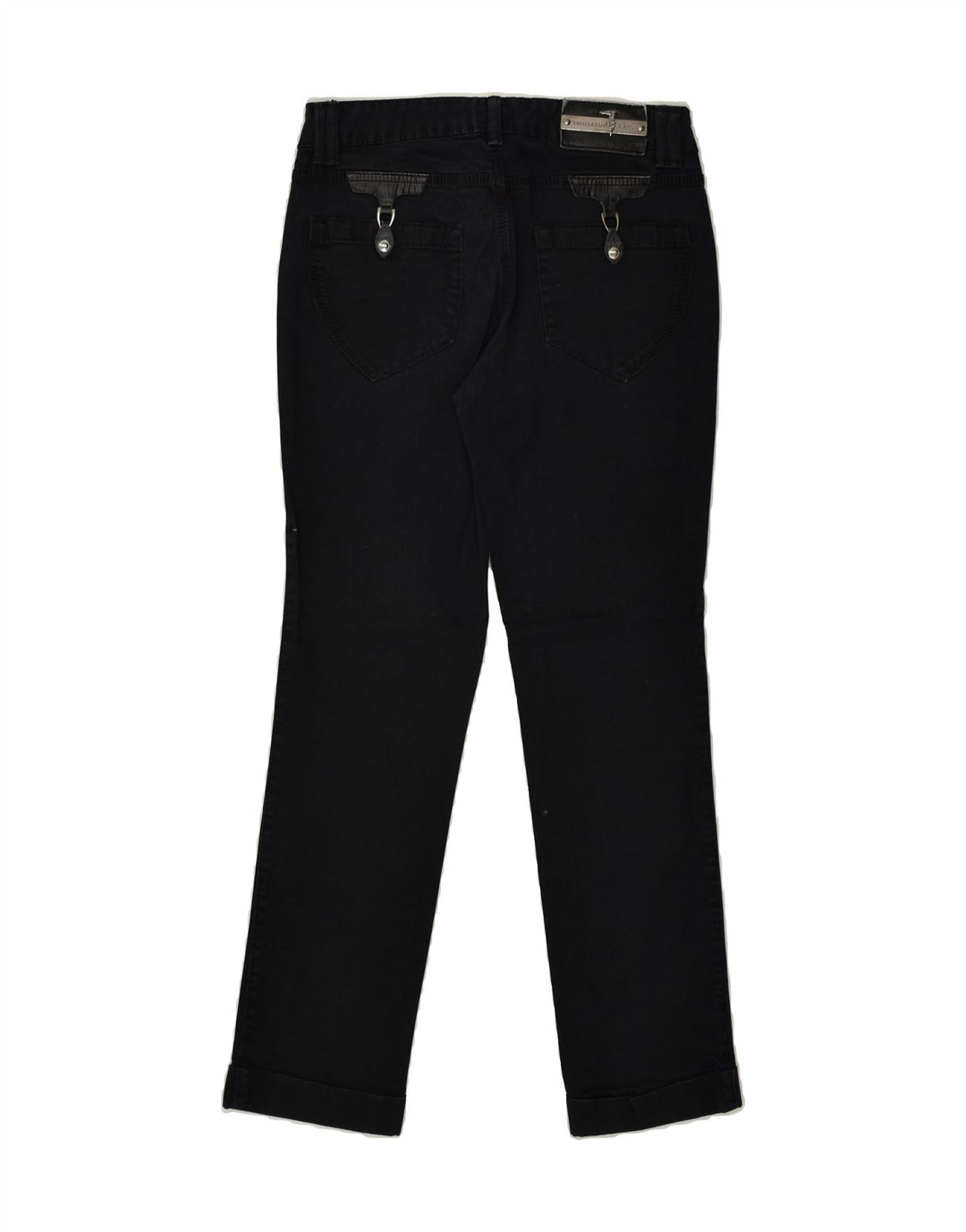 TRUSSARDI Womens Slim Jeans W27 L28  Black Cotton Vintage Trussardi and Second-Hand Trussardi from Messina Hembry 