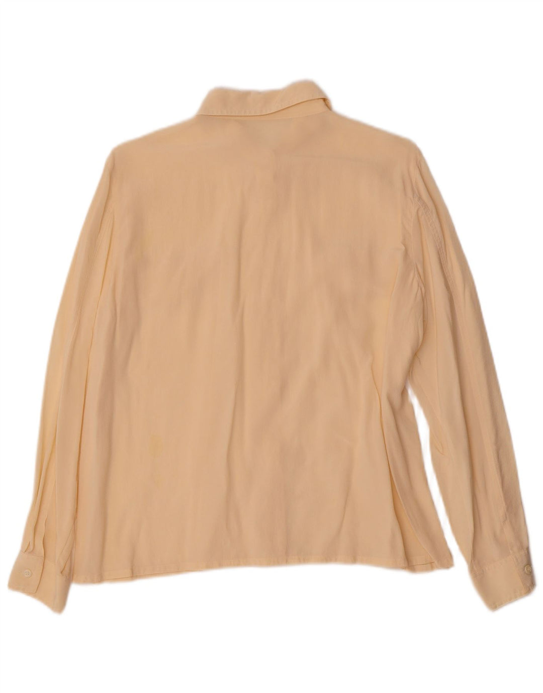 Vintage Damen Hemdbluse UK 16 Large Beige