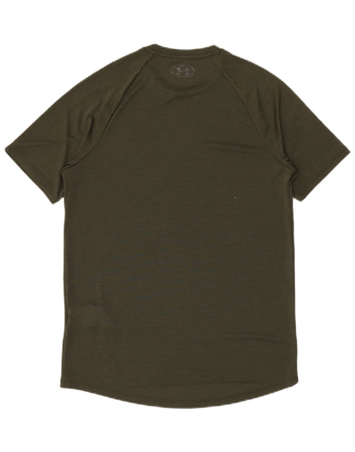 Under Armour Herren T-Shirt Top Small Khaki Polyester