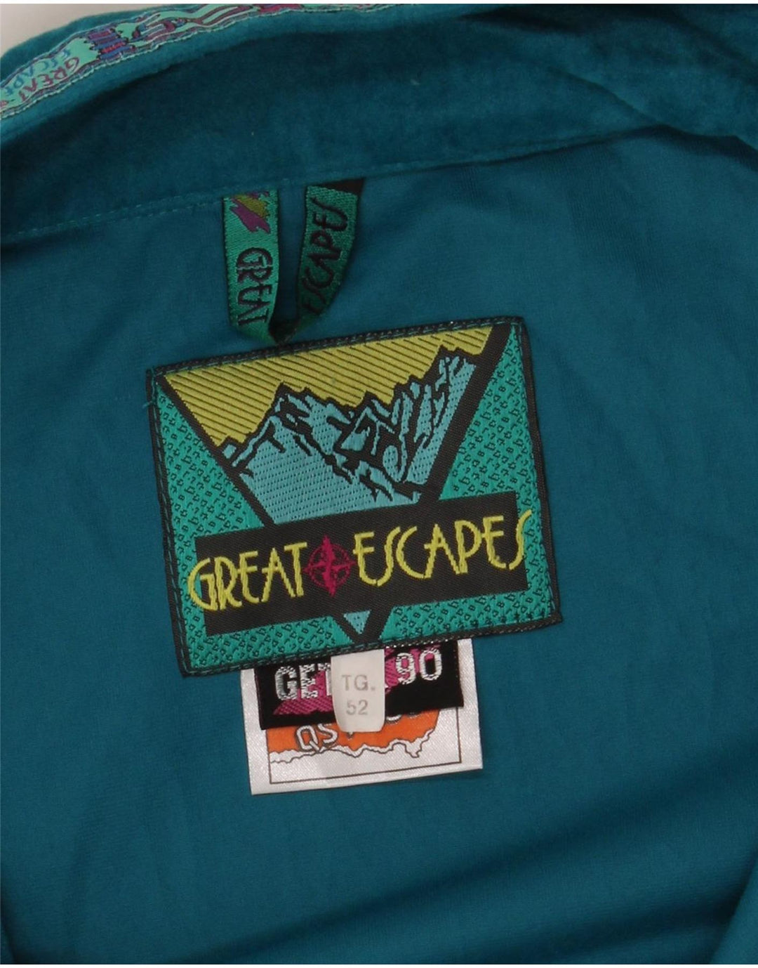 Great Escapes Herren Pullover Trainingsanzug Top Jacke IT 52 Large Türkis