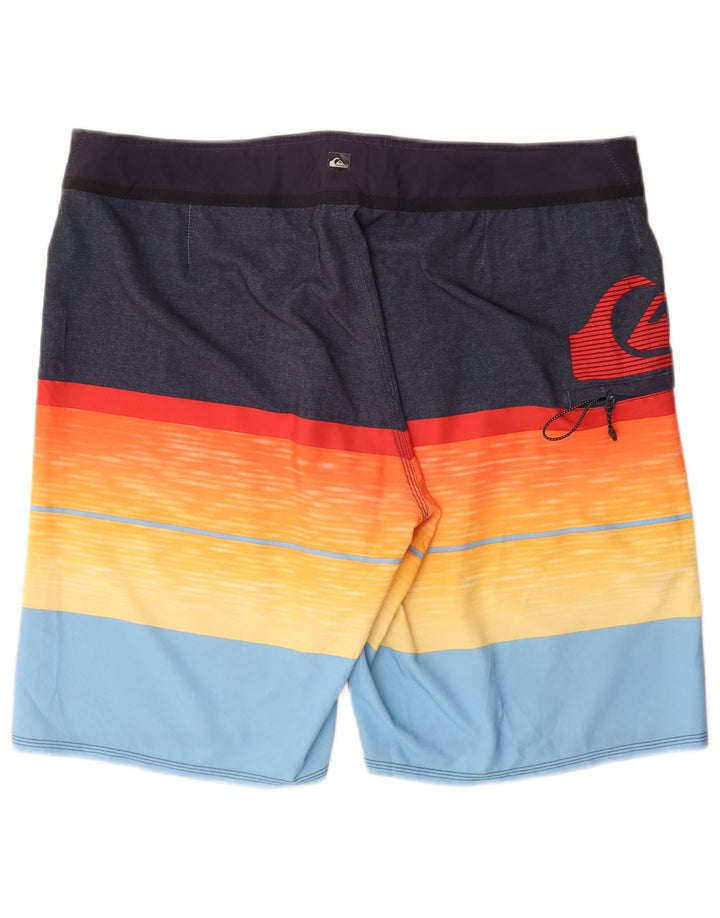 Quiksilver Herren-Badeshorts mit Grafik, groß, mehrfarbig, Farbblock