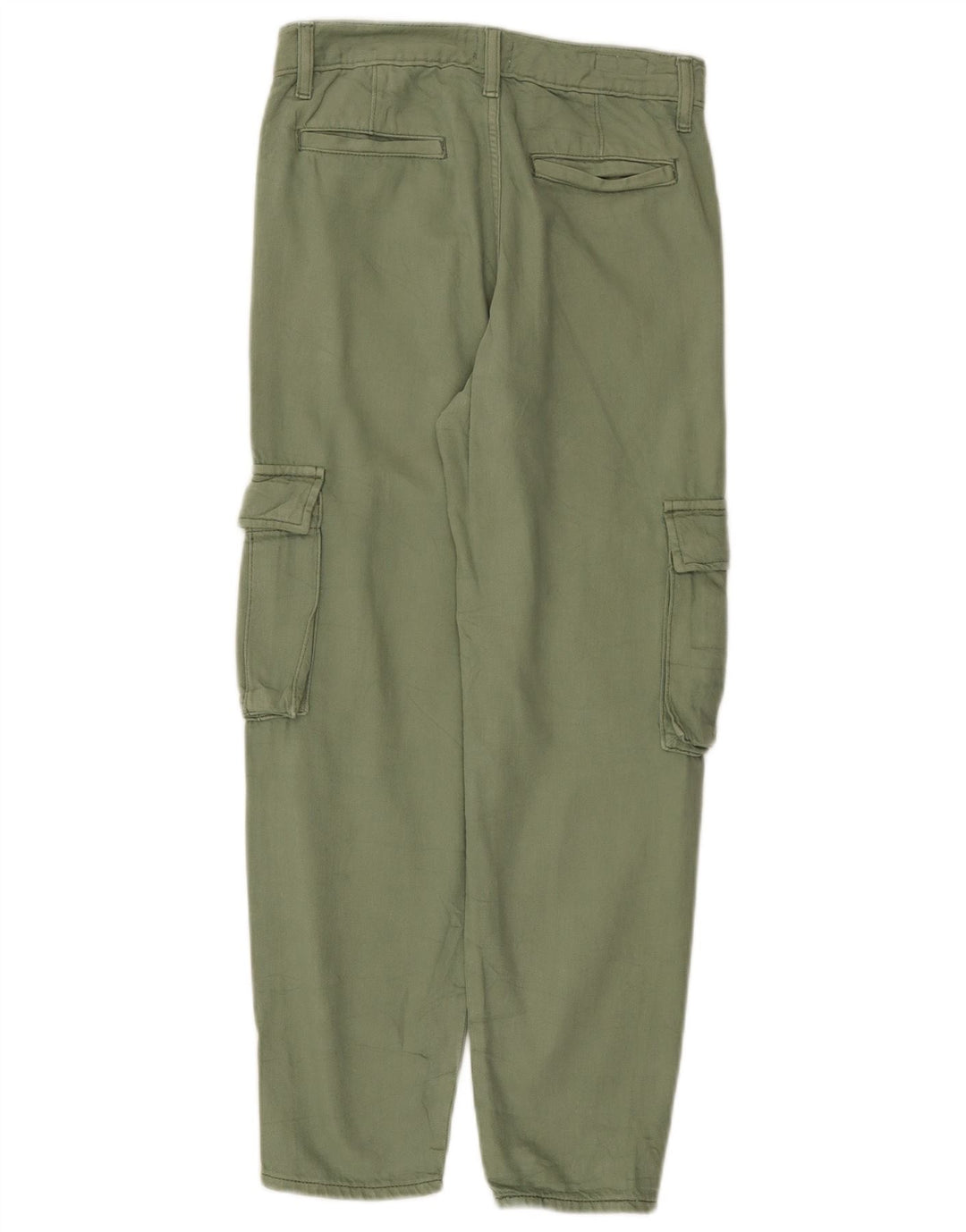 Levi's Damen gerade Cargohose W23 L26 grüne Baumwolle