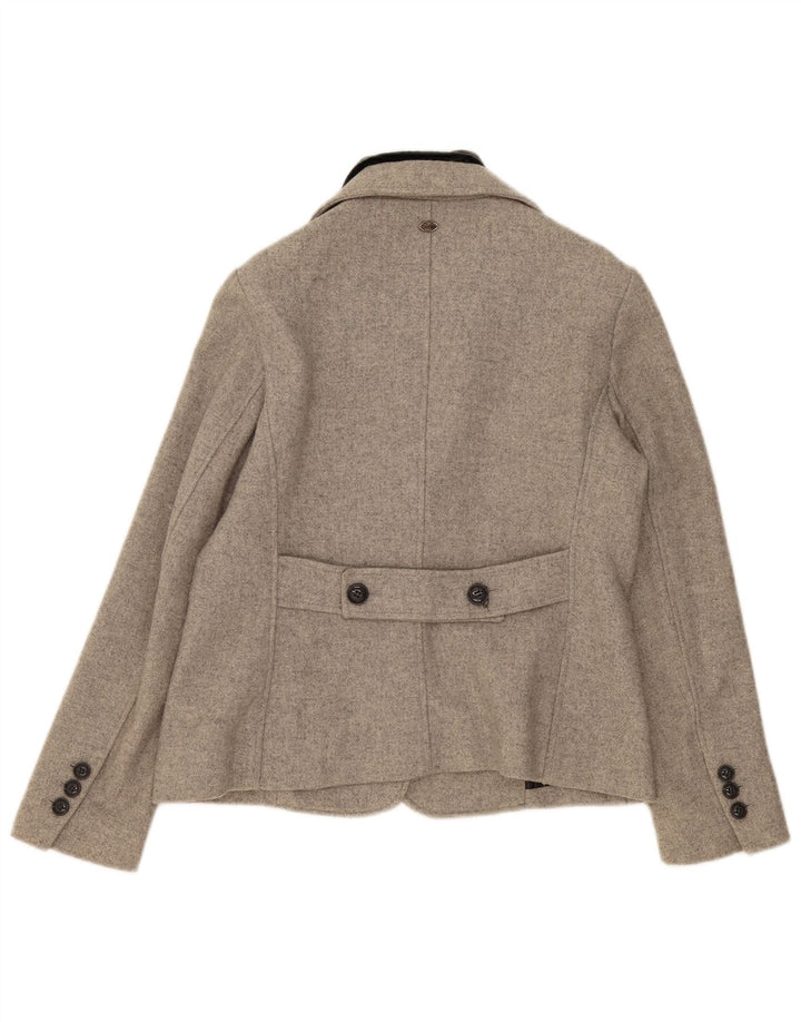 Marlboro Classics Damen-Blazerjacke, UK 16, Größe L, Grau, Farbblock