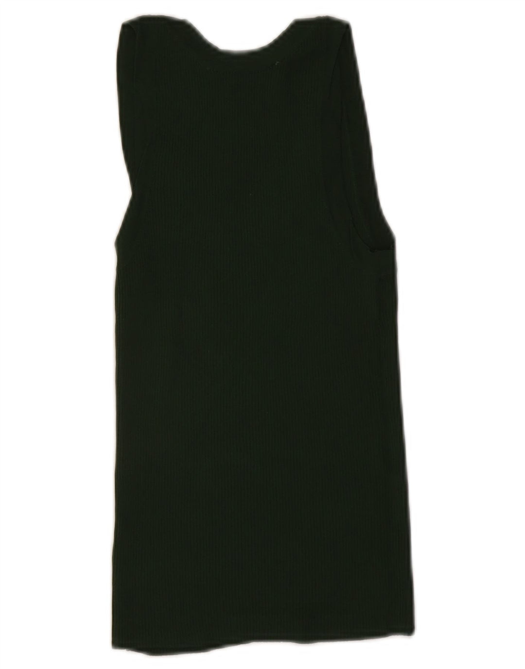 Zara Damen Crop Vest Tank Top UK 8 Small Grün