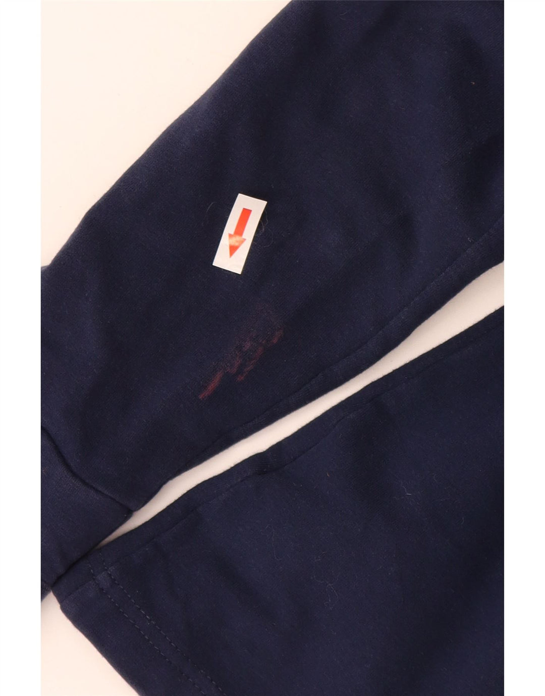 ADIDAS Damen Trainingsanzug Top Jacke UK 12 Medium Marineblau Baumwolle