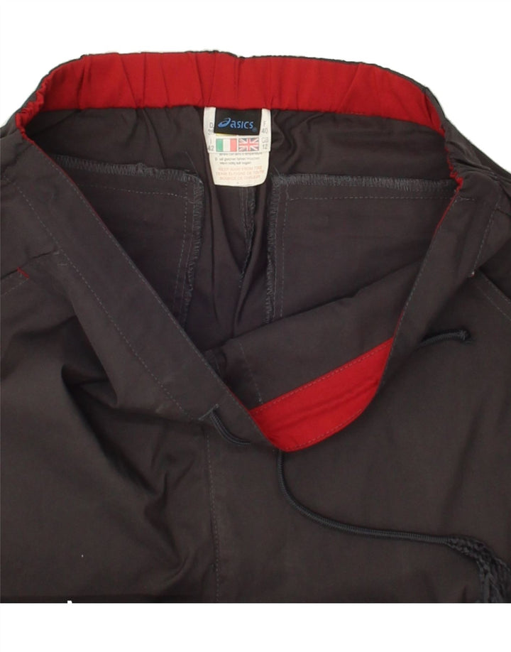 ASICS Womens Tracksuit Trousers UK 12 Medium Black Polyester Vintage Asics and Second-Hand Asics from Messina Hembry 