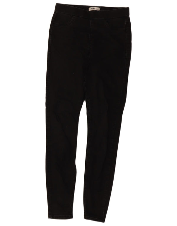 Marks & Spencer Damen Jegging-Jeans UK 8 Small W26 L28 Schwarze Baumwolle