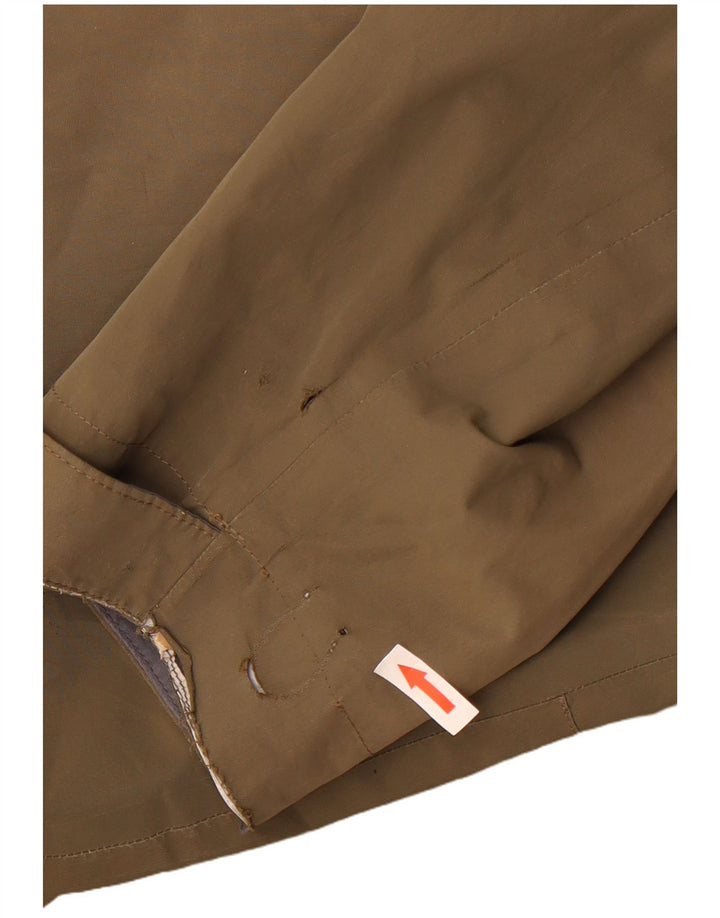The North Face Herren-Regenjacke mit Kapuze, UK 38, Mittelkhaki, Polyester
