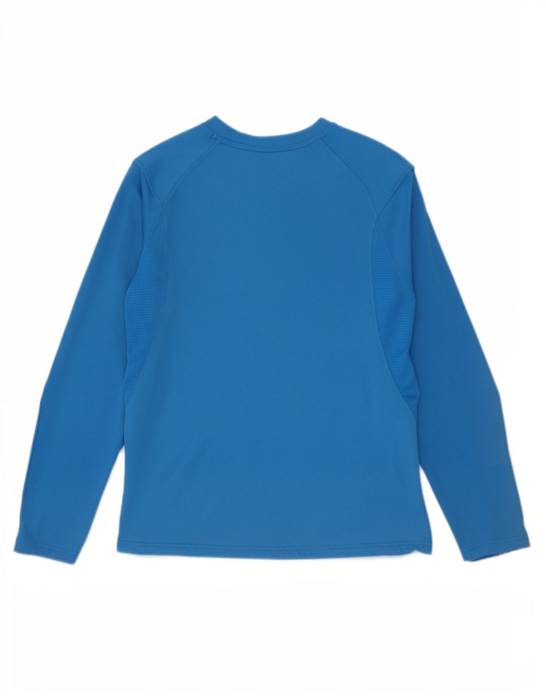 Adidas Damen Laufshirt Langarm UK 14 Mittelblau Polyester Sport