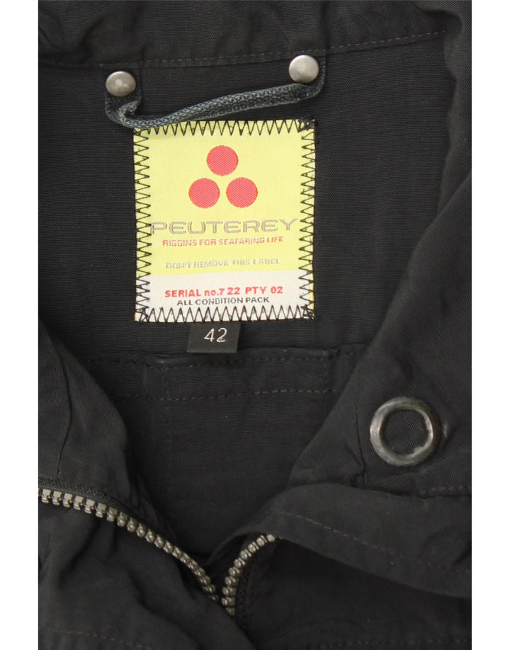 PEUTEREY Damen Utility-Jacke IT 42 Medium Schwarz