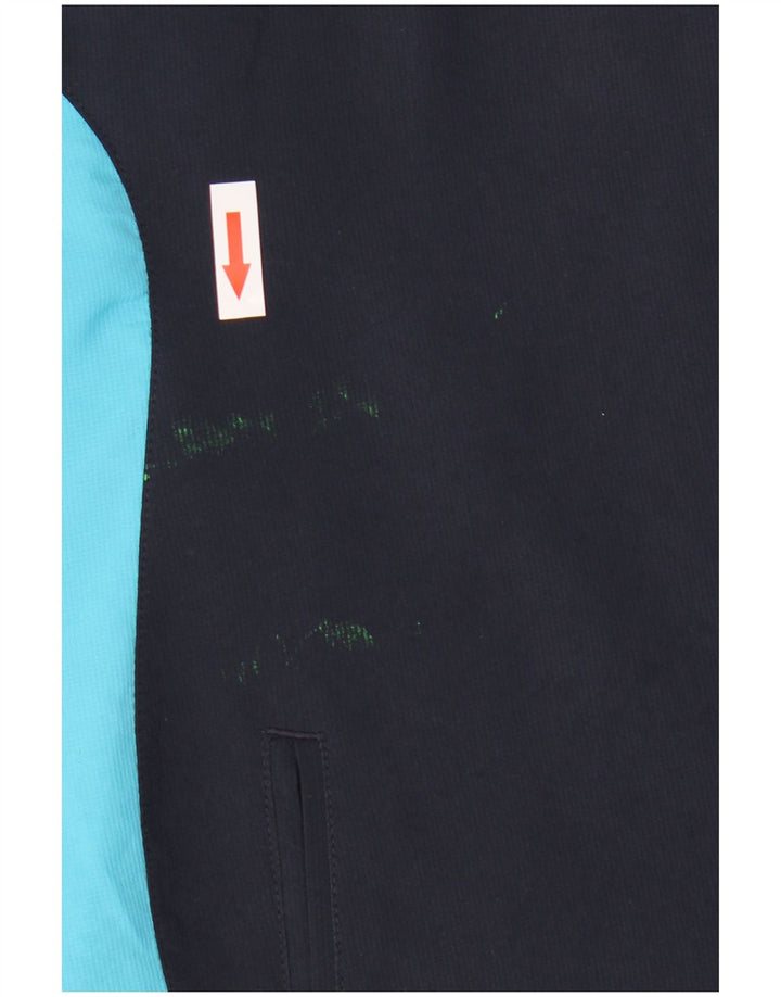 Adidas Herren Climalite-Trainingsanzug-Top-Jacke, groß, Marineblau, Farbblock