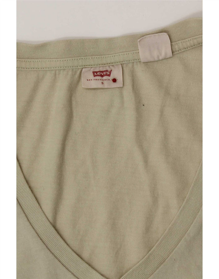 Levi's Damen T-Shirt Top UK 10 Small Beige
