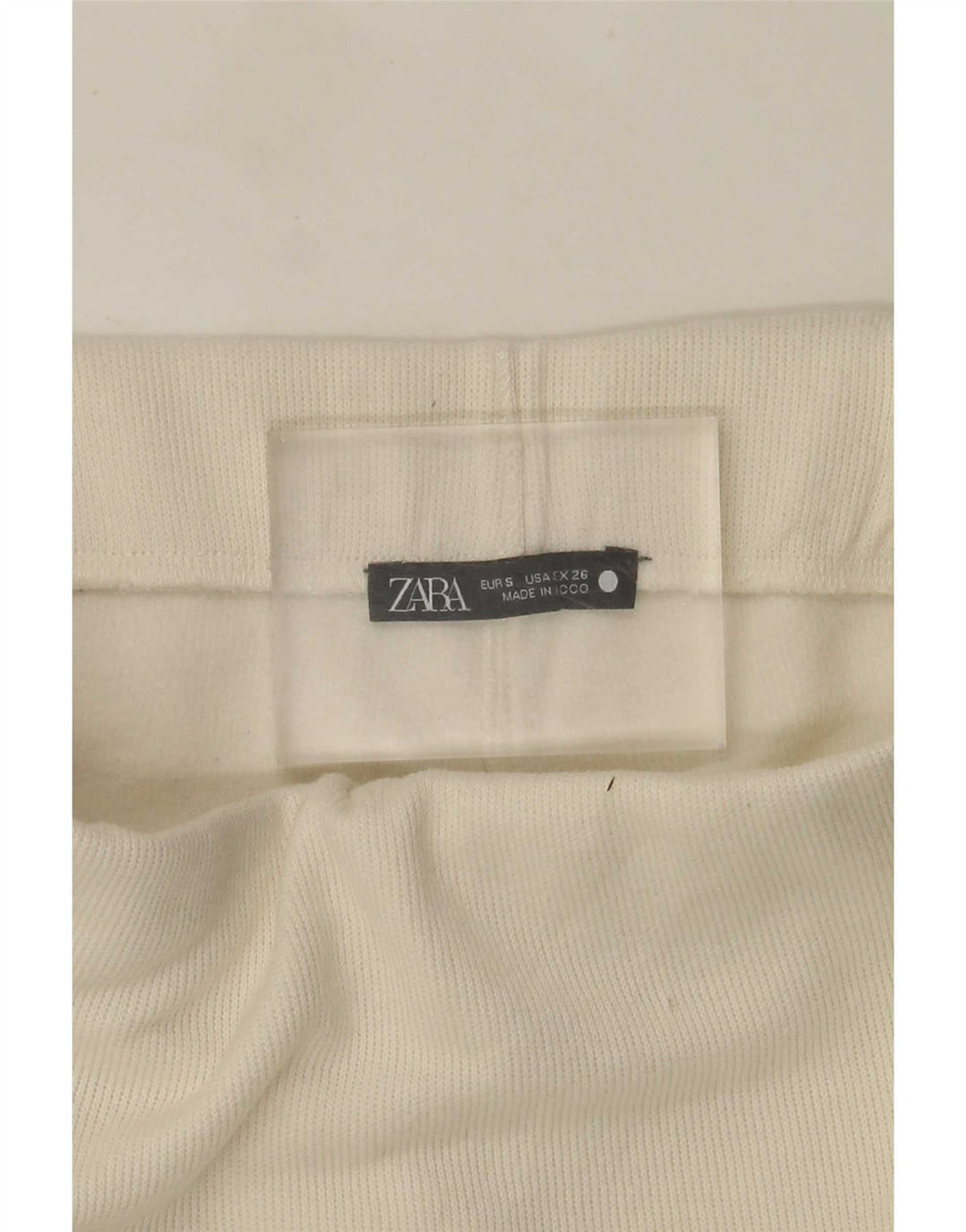 Zara Damen Midirock Small W26 Off White
