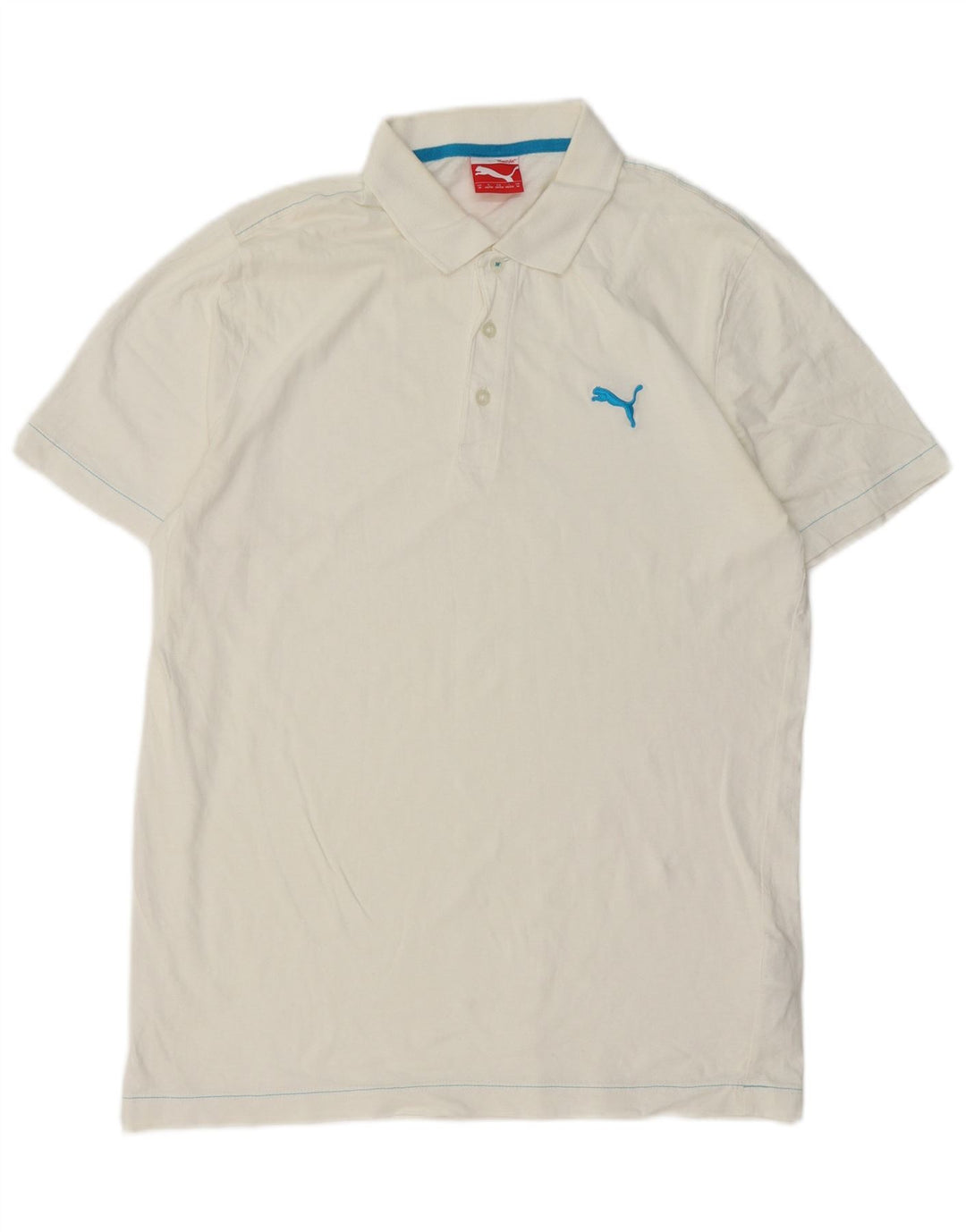 PUMA Herren Poloshirt Mittelweiße Baumwolle