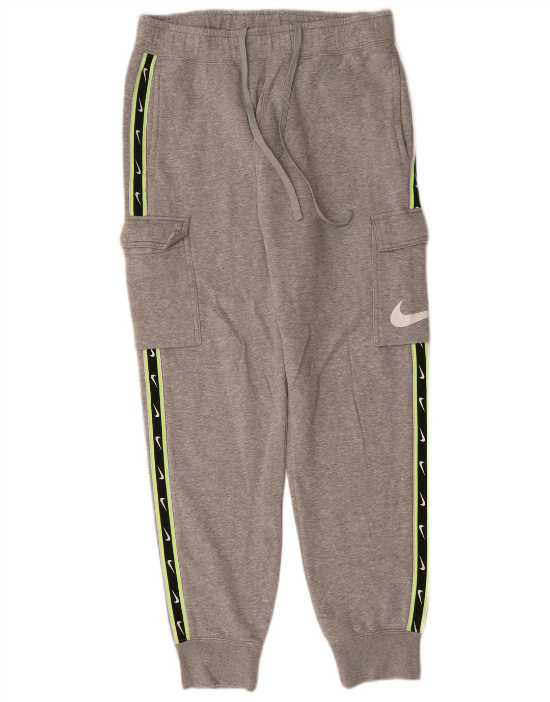 NIKE Herren Graphic Cargo-Trainingshose aus mittelgrauer Colourblock-Baumwolle