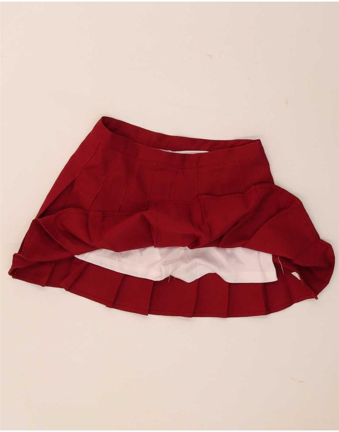 Vintage Mädchen Skort 13-14 Jahre XL Rot