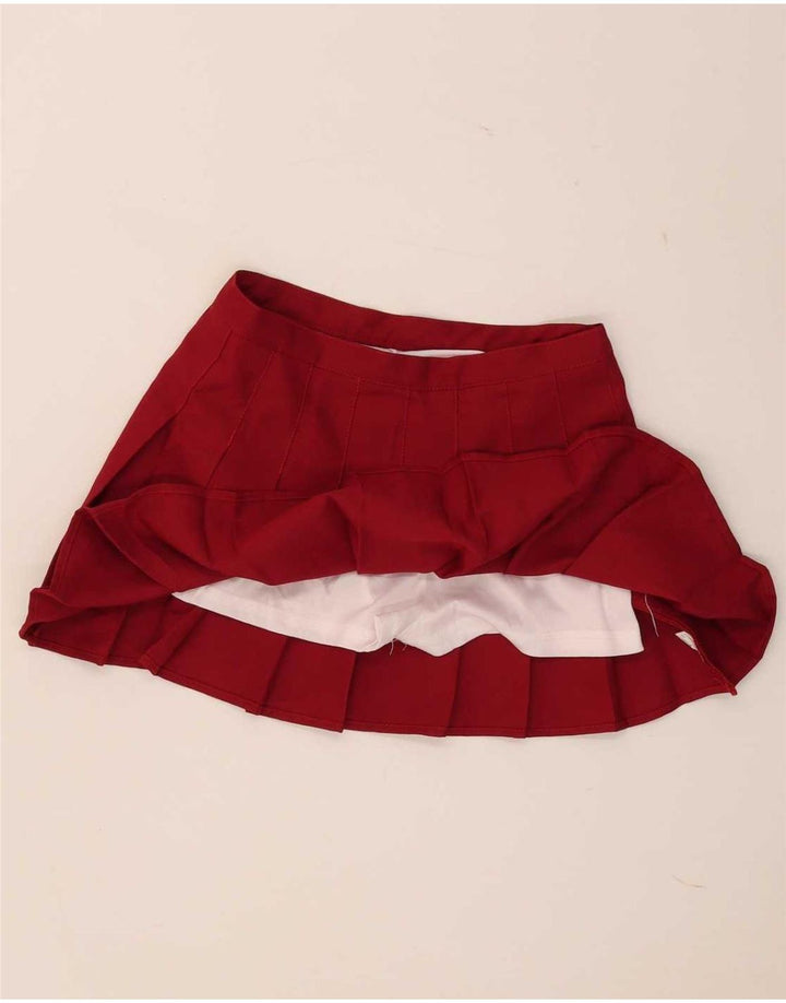 Vintage Mädchen Skort 13-14 Jahre XL Rot