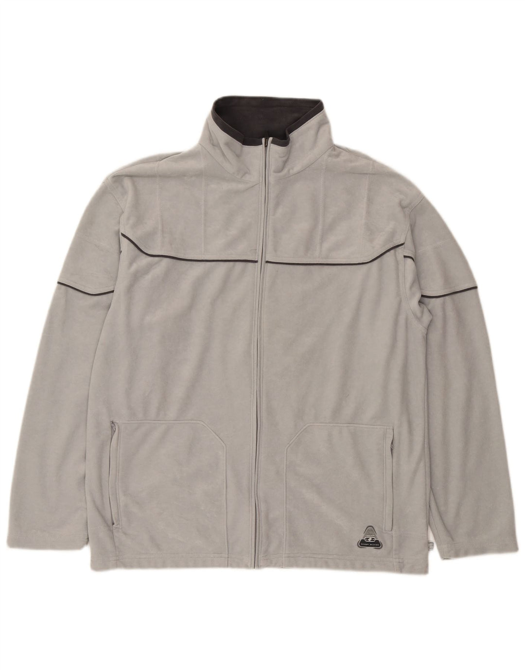 Lotto Herren-Trainingsanzug-Oberteiljacke UK 42/44 XL Graues Polyester