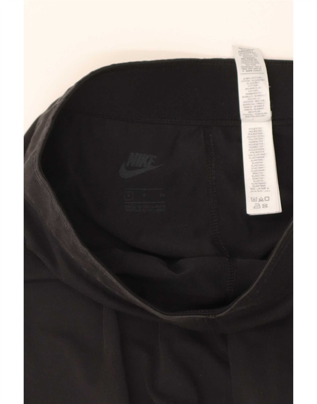Nike Womens Graphic Leggings UK 8 Small Schwarz Baumwolle