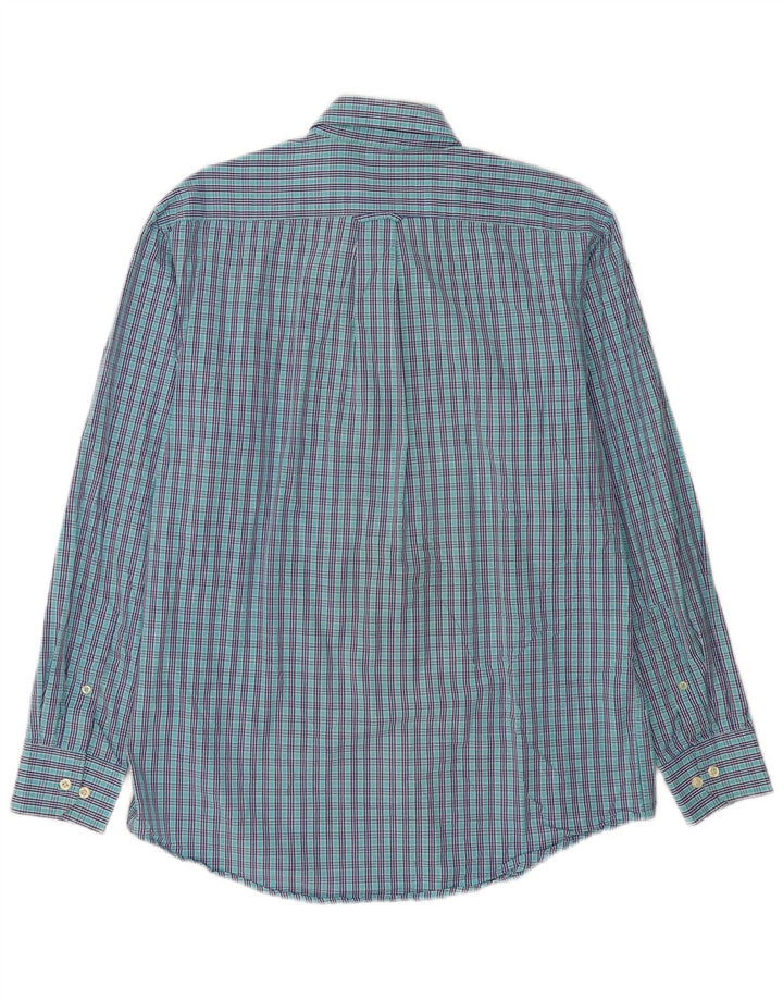 IZOD Herrenhemd Mittelblau kariert
