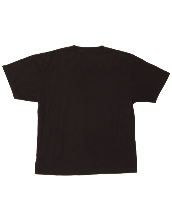 VANS Herren-T-Shirt mit klassischer Passform, groß, aus schwarzer Baumwolle