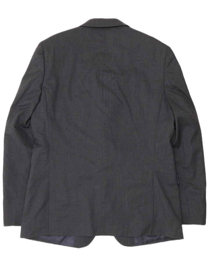 John Lewis Herren-Blazer mit 2 Knöpfen, UK 44, 2XL, graues Polyester