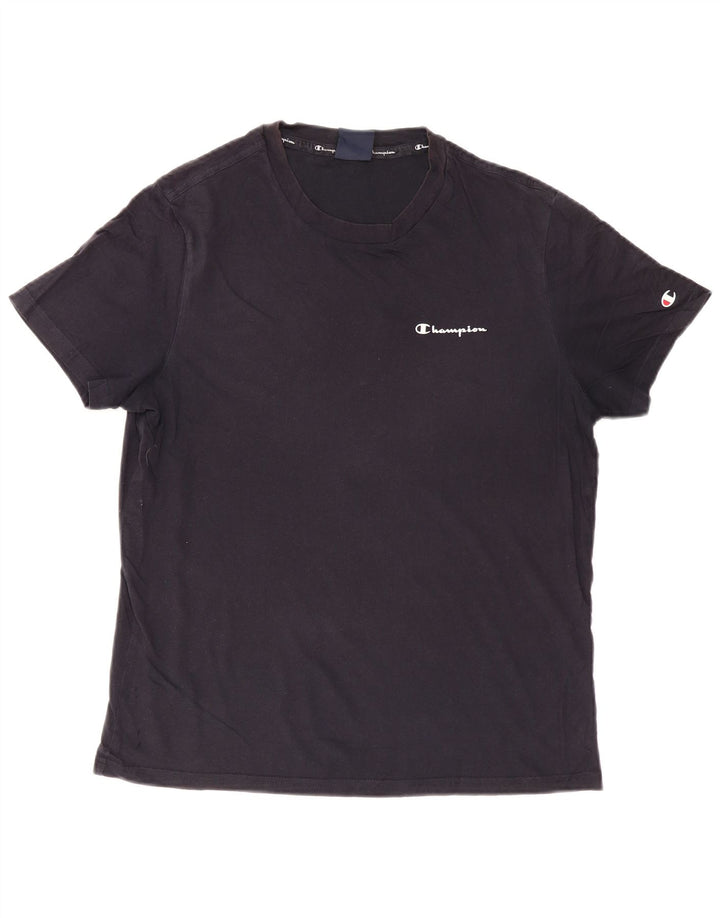 Champion Herren T-Shirt Top Medium Marineblau