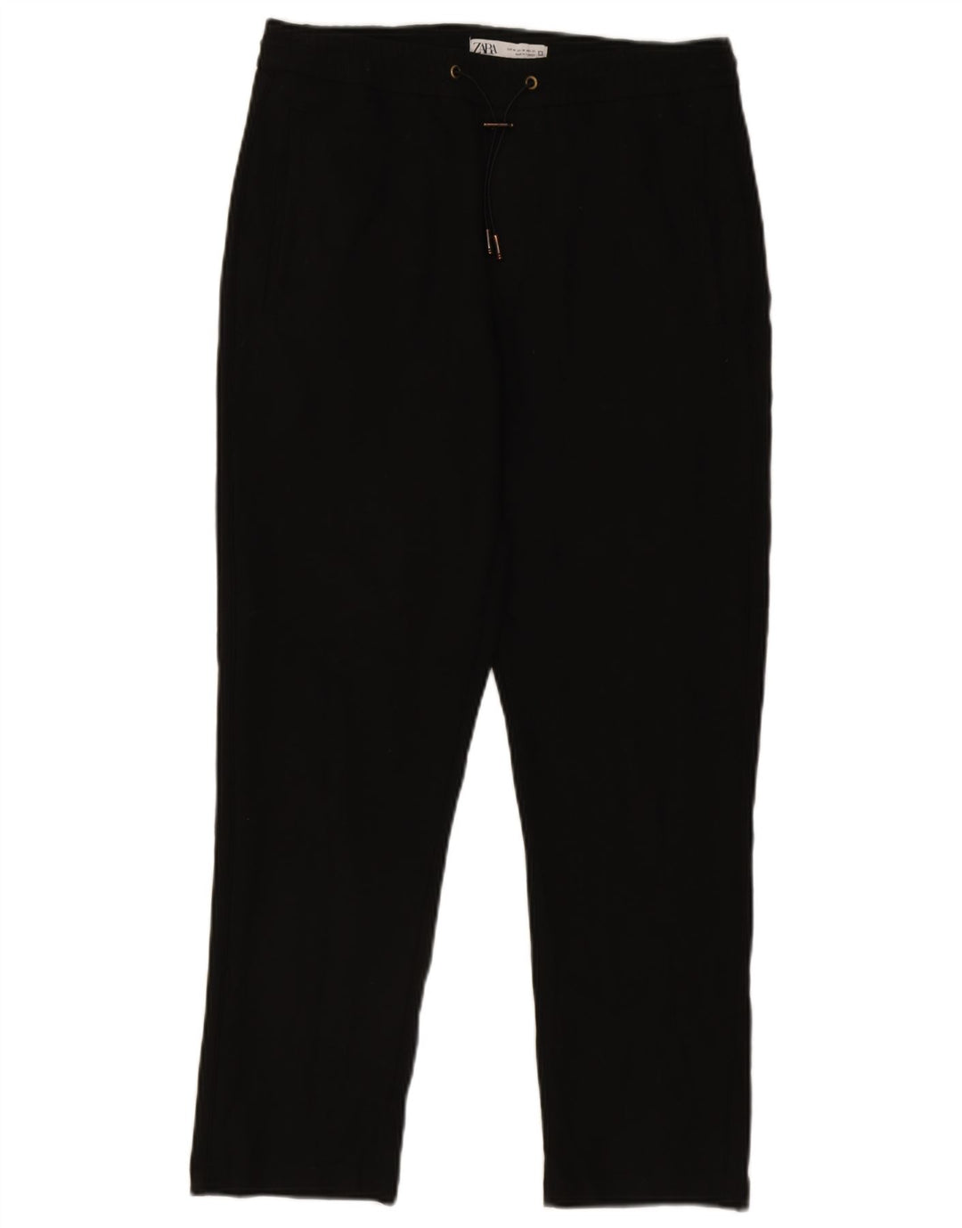 Gerade Chino-Hose für Herren von Zara, Größe M, W32, L27, Schwarz