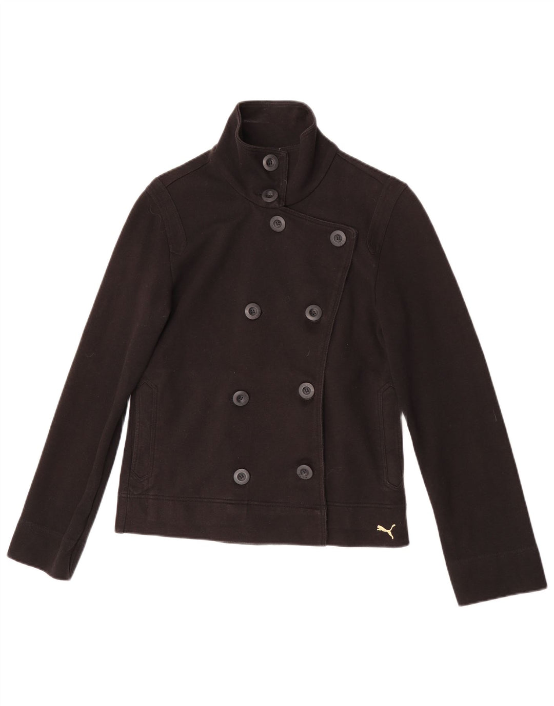 Puma Damen Pea Coat UK 14 Medium Schwarz