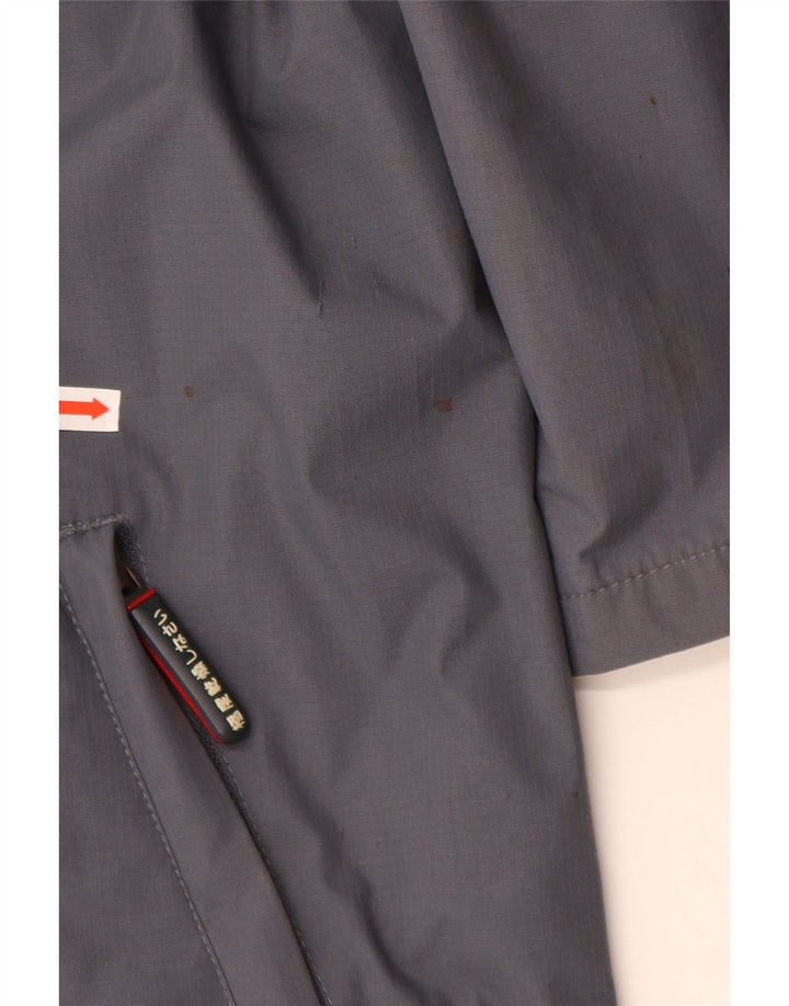 SUPERDRY Herren Windhiker Windjacke mit Kapuze, UK 38, Mittelgrau