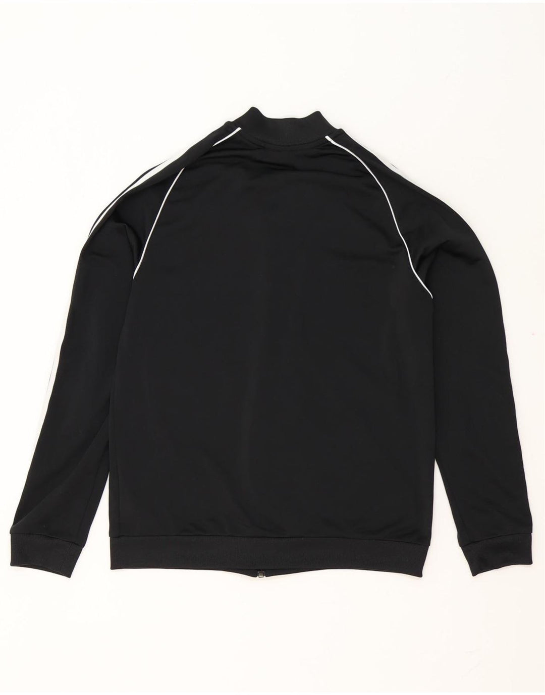Adidas Jungen Trainingsanzug Top Jacke 13-14 Jahre Schwarz Polyester