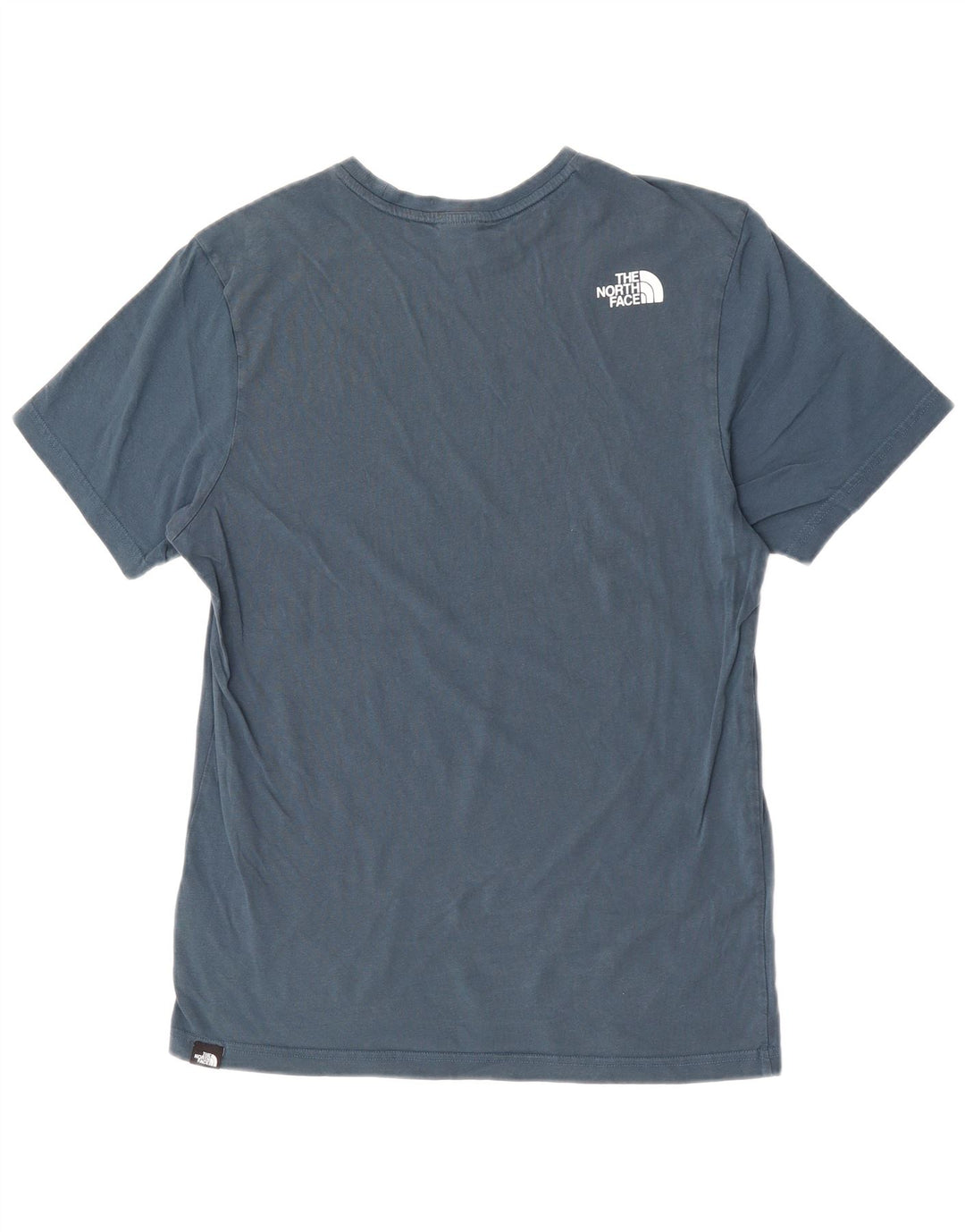 The North Face Herren-T-Shirt-Oberteil aus mittelblauer Baumwolle
