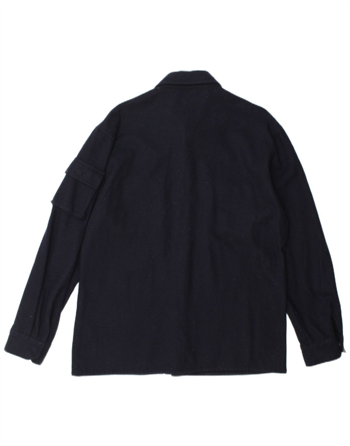 G-Star Herren Utility Jacke UK 42 XL Marineblaue Wolle