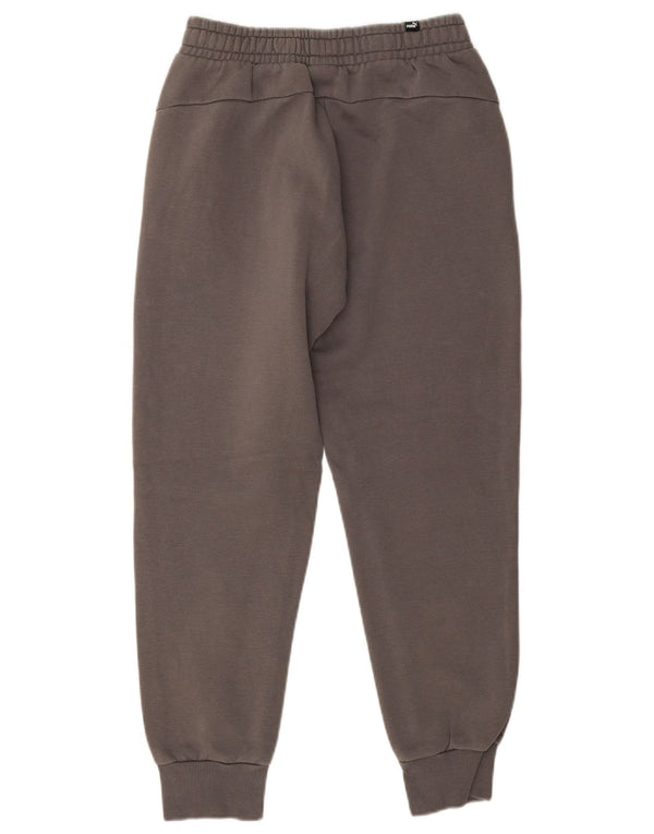 Puma Damen Trainingshose Jogger UK 8 Small Grau Baumwolle