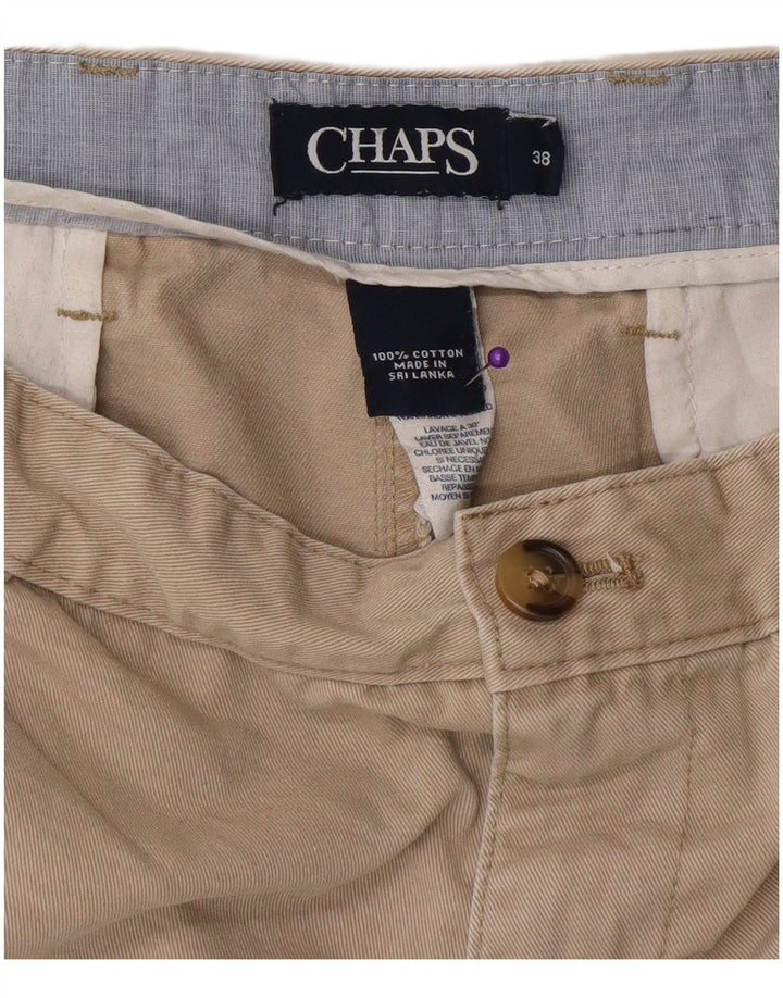 Chaps Herren Chinoshorts W38 XL Beige Baumwolle