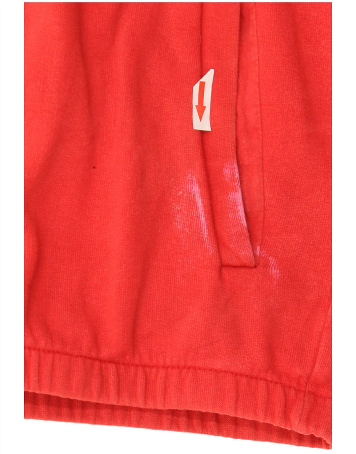 French Connection Damen-Trainingsanzug-Top-Jacke, UK 16, Größe L, Rot, Farbblock