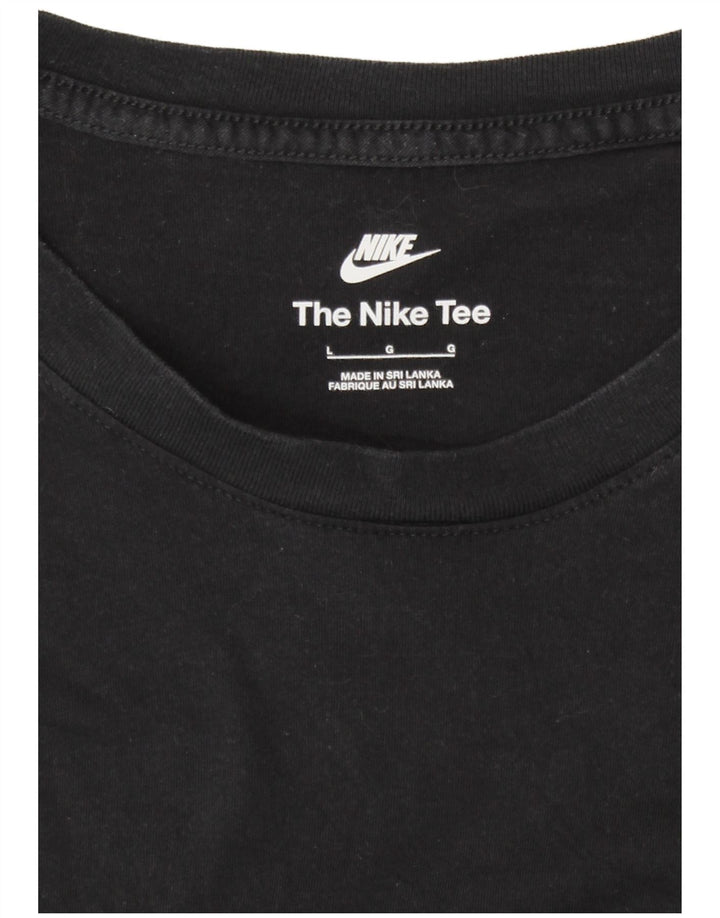 Nike Herren T-Shirt Top Large Schwarz