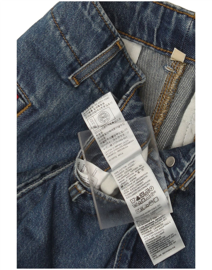 Levi's Damen-Jeans mit weitem Bein, W30 L31, blaue Baumwolle