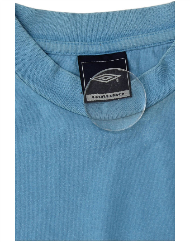 Umbro Herren T-Shirt Top XL Blau Baumwolle