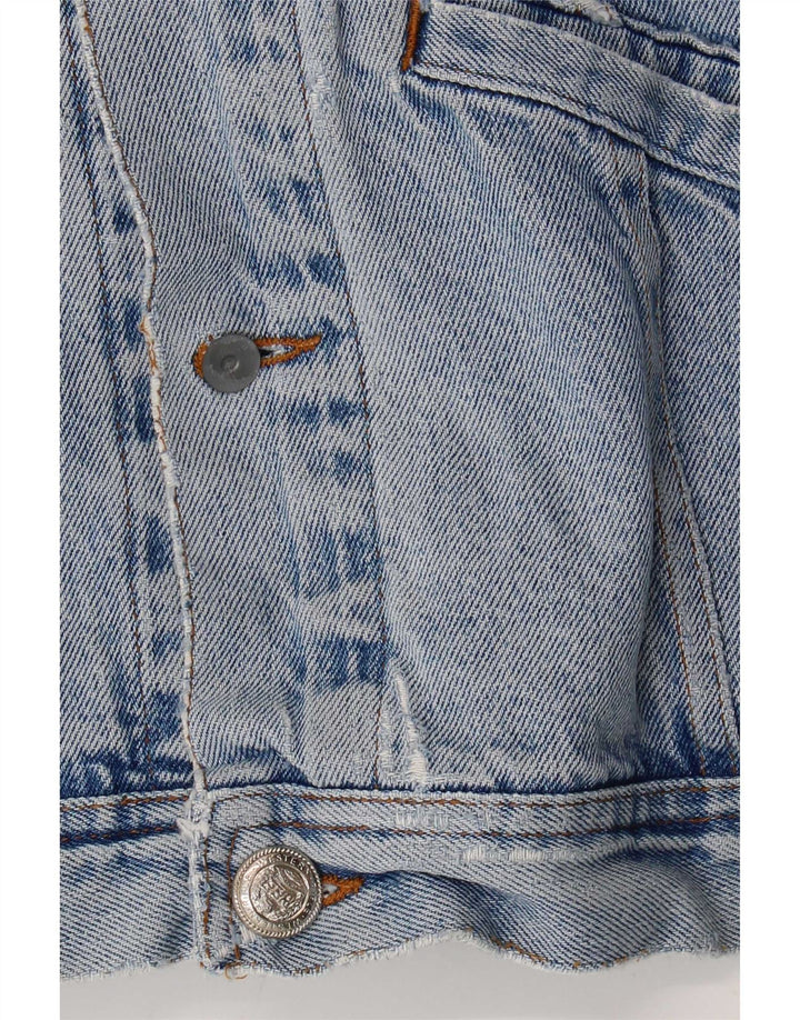 Rifle Herren Distressed Jeansjacke UK 42 XL Blau