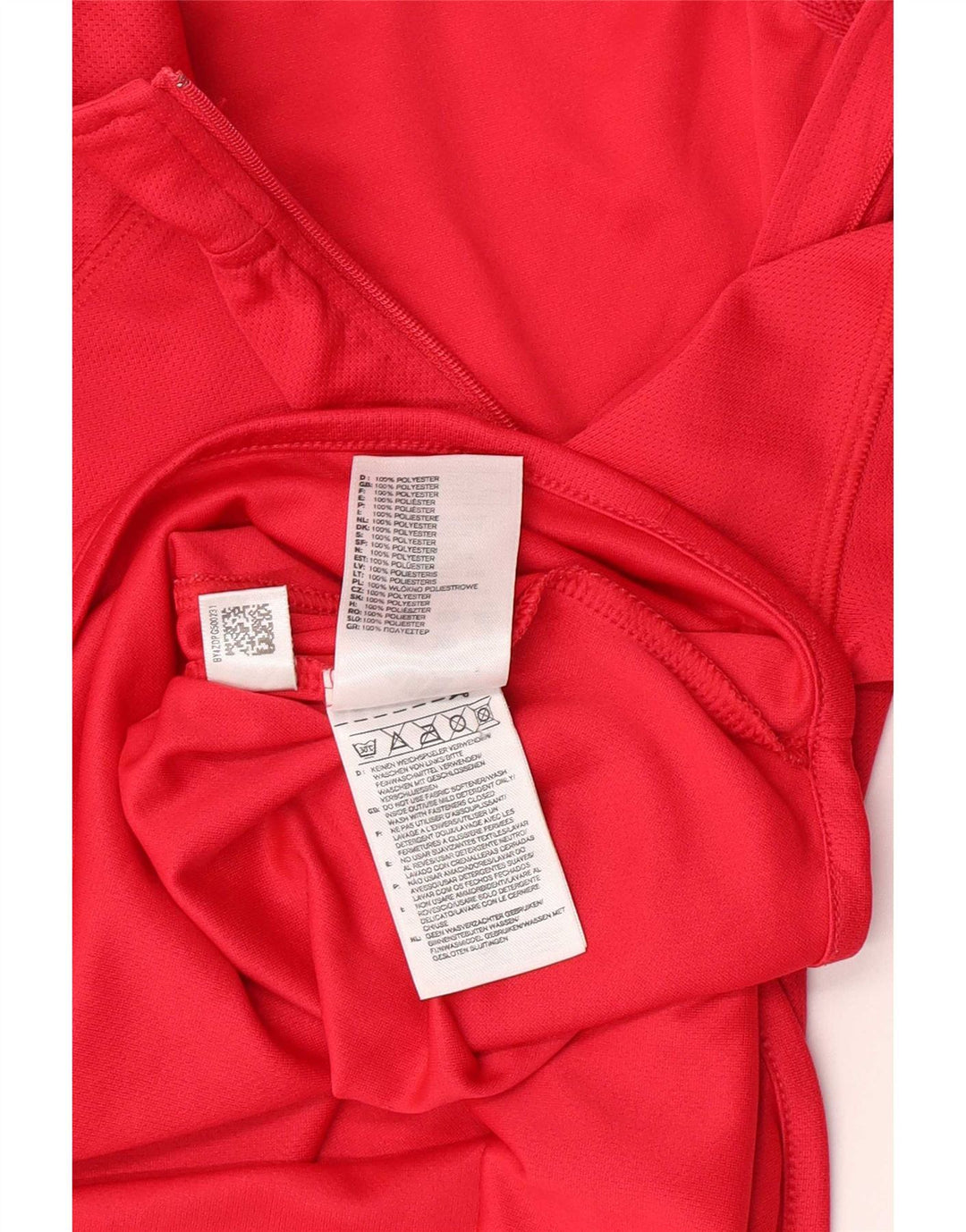 Adidas Damen-Pullover-Trainingsanzugoberteil mit Reißverschluss und Halsausschnitt, UK 10, Größe S, rosa, Polyester