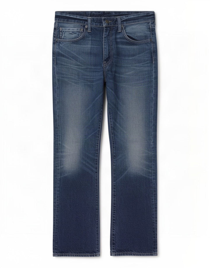 Levi's Herren 527 Bootcut Jeans W34 L32 Blaue Baumwolle