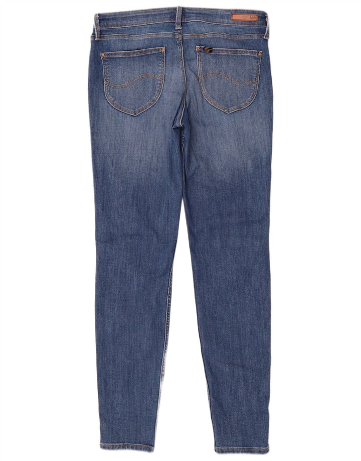 Lee Damen Scarlett Slim Jeans W32 L33 Blaue Baumwolle