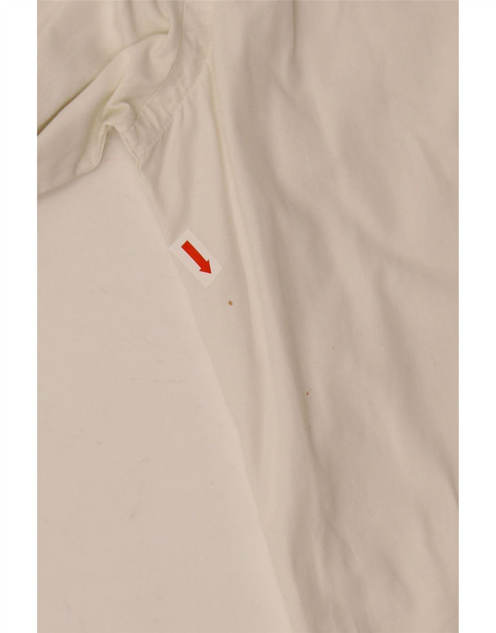 Marlboro Classics Herren-Hemd in normaler Passform, Größe L, Weiß