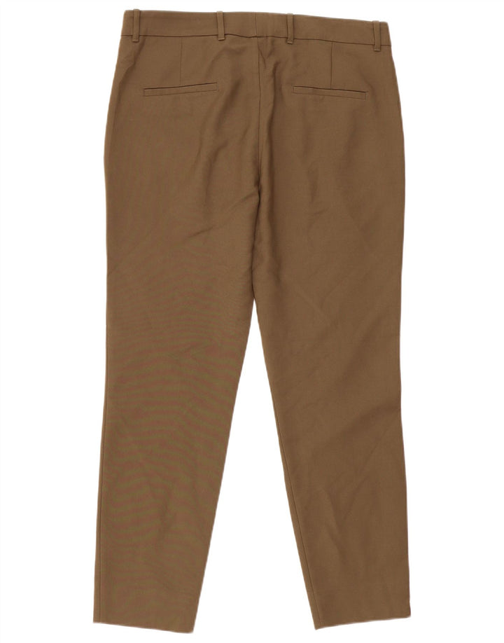 Zara Damen Slim Chino-Hose EU 40 Medium W30 L28 Khaki