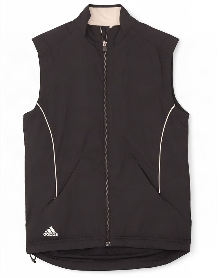 Adidas Herren Clima Proof ärmellose Trainingsjacke, Größe S, Schwarz