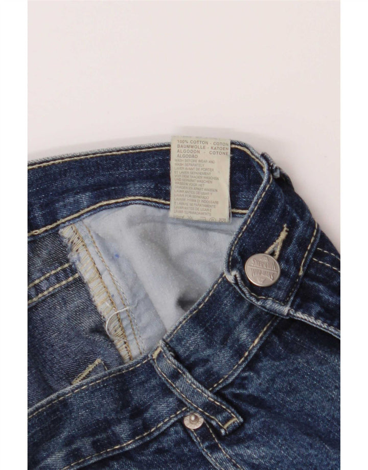 Wild Jeans Damen High Rise Flared IT 42 Medium W26 L30 Blaue Baumwolle